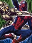 pic for spider man vs goblin